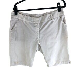 Adidas Womens ClimaLite Essential White Golf Shorts Size 14